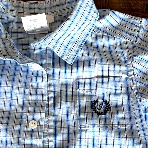 Lot of 3 Designer Baby Boy Shirts. Jacadi, Janie & Jack, Ralph Lauren. 12M - Picture 3 of 11